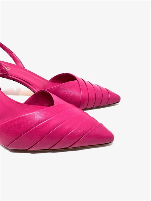 Slingback donna con texture IL LACCIO | K132NAPPAFUXIA